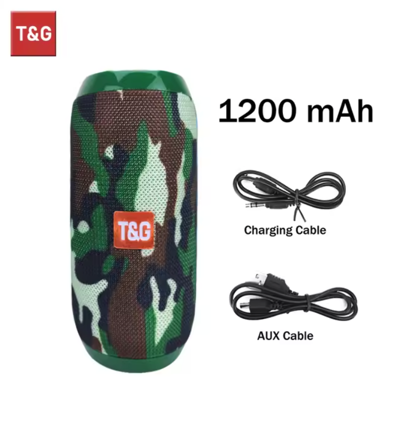 T&G Portable Waterproof Bluetooth Speaker