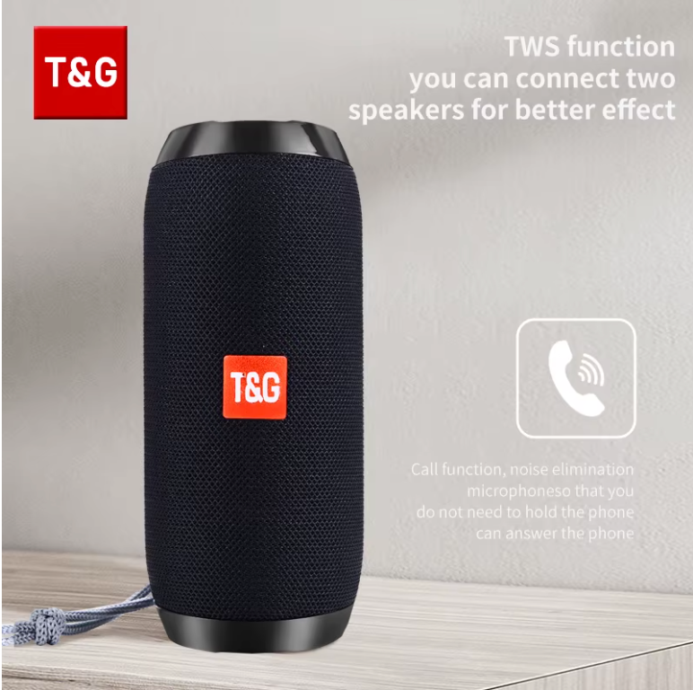 T&G Portable Waterproof Bluetooth Speaker