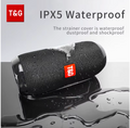 T&G Portable Waterproof Bluetooth Speaker