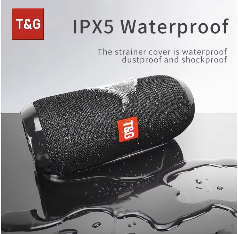 T&G Portable Waterproof Bluetooth Speaker